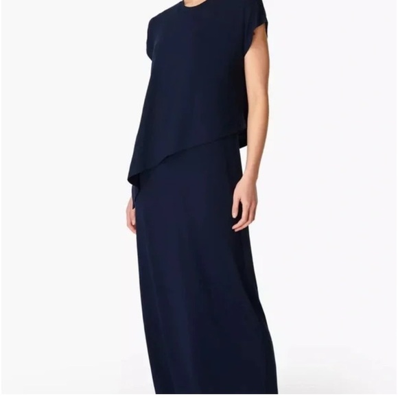 ⚡️3 for $15⚡️Sweaty Betty Dark Blue Maxi Dress size large- Preloved - Picture 1 of 9